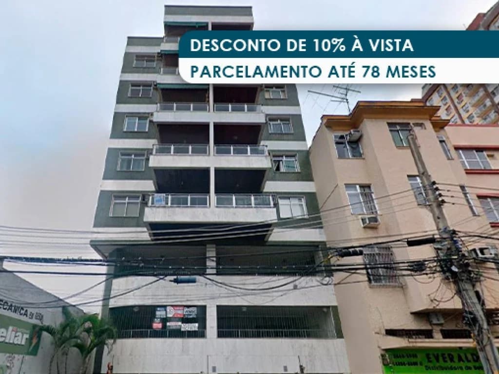 Foto 1 de 2: Apartamento em leilão em Rio De Janeiro - RJ, bairro Tijuca — Apartamento 61 m² (privativa + comum) com 01 vaga - Tijuca - Rio de Janeiro - RJ