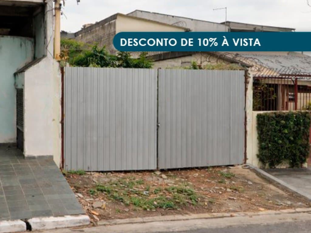 Foto 1 de 3: Terreno em leilão em São Paulo - SP, bairro Indianápolis — Terreno 181 m² - Indianápolis - São Paulo - SP