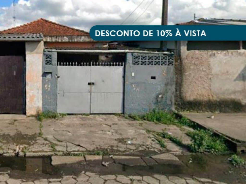 Foto 1 de 3: Casa em leilão em São Vicente - SP, bairro Joquei Clube — Casa 70 m² - Parque São Vicente - São Vicente - SP