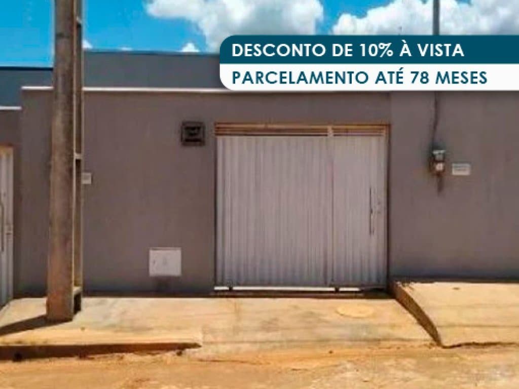 Foto 1 de 2: Casa em leilão em Planaltina - GO, bairro Chácaras Santa Maria — Casa 82 m² - Chácaras Santa Maria - Planaltina - GO
