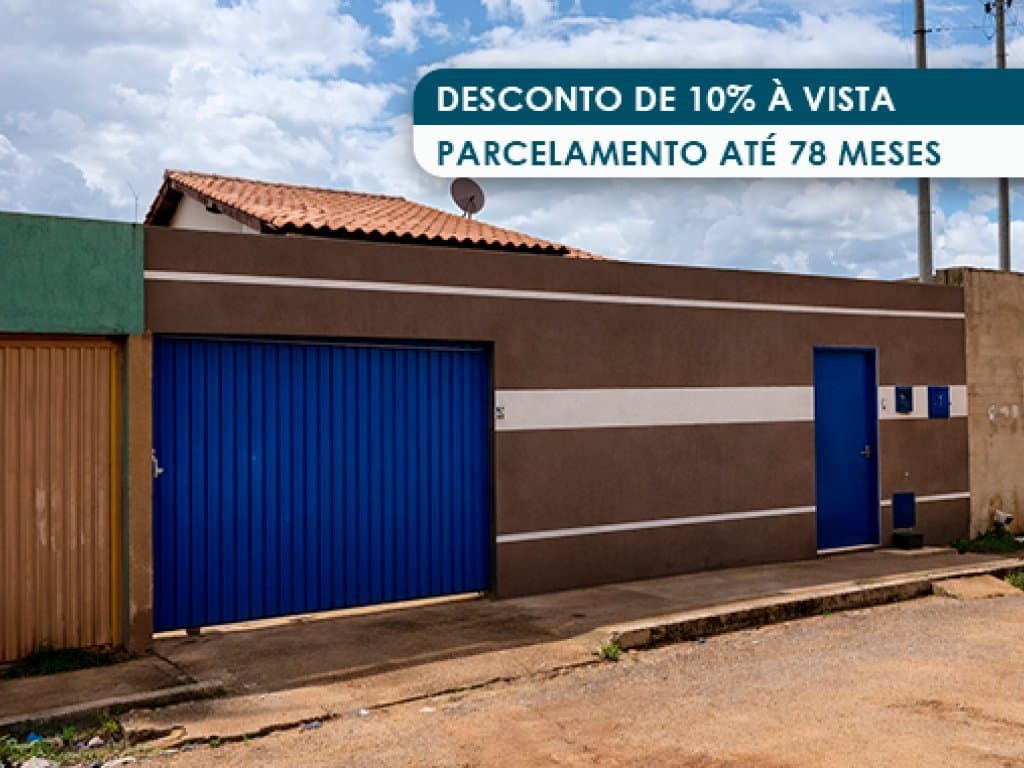 Foto 1 de 2: Casa em leilão em Padre Bernardo - GO, bairro Ouro Verde — Casa 63 m² - Ouro Verde - Padre Bernardo - GO