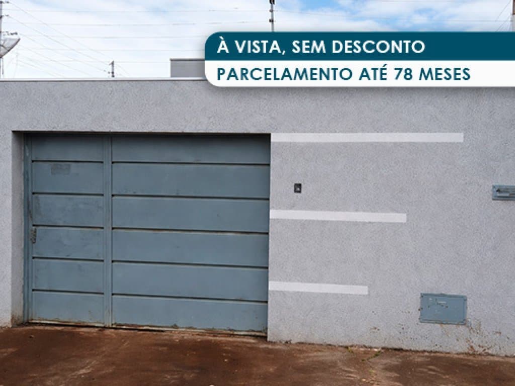 Foto 1 de 2: Casa em leilão em Anápolis - GO, bairro Santos Dumont — Casa 86 m² - Santos Dumont - Anápolis - GO