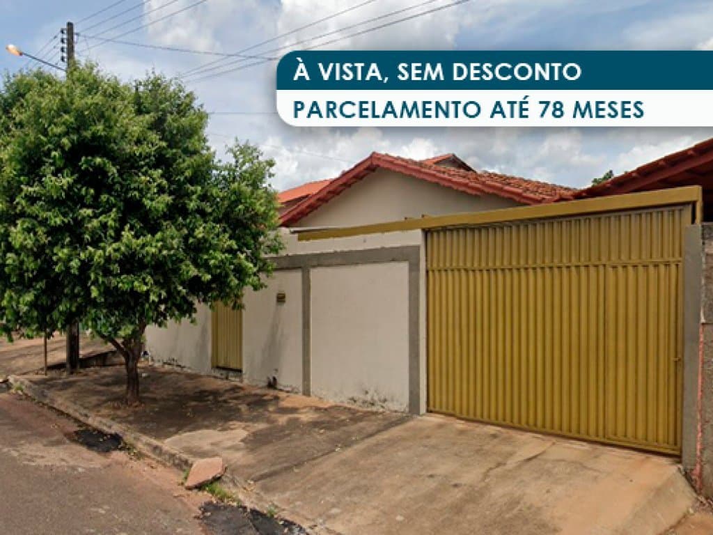 Foto 1 de 2: Casa em leilão em Caldas Novas - GO, bairro Setor Serrinha — Casa 167 m² - Setor Serrinha - Caldas Novas - GO
