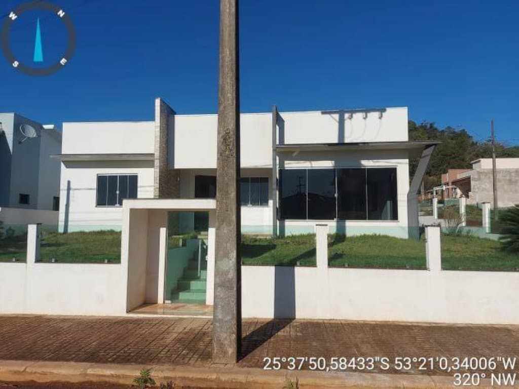 Foto 1 de 12: Casa em leilão em Nova Prata Do Iguaçu - PR, bairro Novo — Casa 136 m² - Novo - Nova Prata do Iguaçu - PR