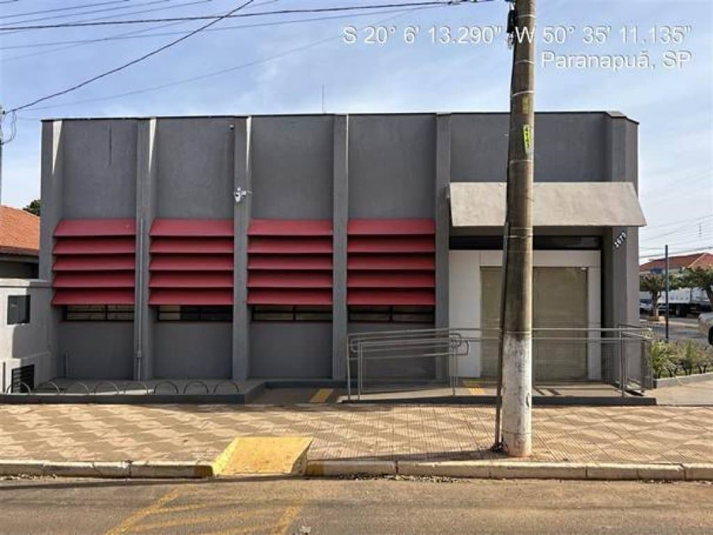 Foto 1 de 6: Comercial em leilão em Paranapuã - SP, bairro Centro — Ex-Agência 199 m² - Centro - Paranapuã - SP