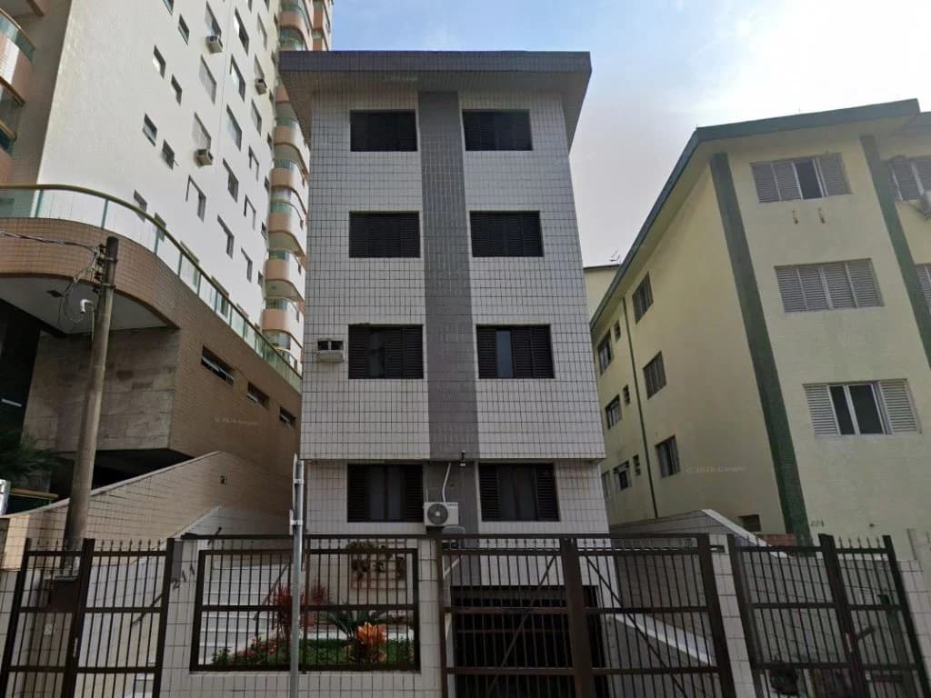 Foto 1 de 5: Apartamento em leilão em Praia Grande - SP, bairro Vila Oceânica — Apartamento 48 m² (01 vaga) - Praia Aviação - Praia Grande - SP