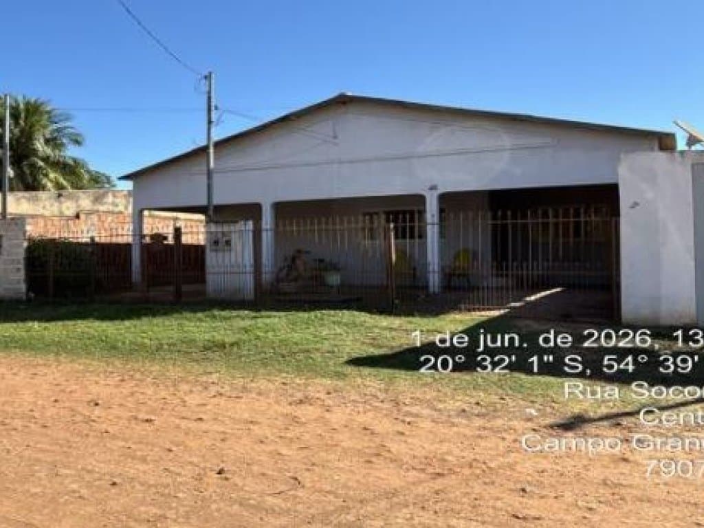 Casa em leilão em Campo Grande - MS, bairro Jardim Centenário — Casa 180 m² - Campo Grande-MS - Rua Socorro, 48 - Jardim Centenário