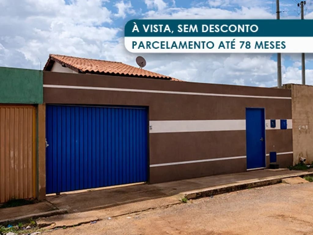 Foto 1 de 2: Casa em leilão em Padre Bernardo - GO, bairro Ouro Verde — Casa 63 m² - Ouro Verde - Padre Bernardo - GO