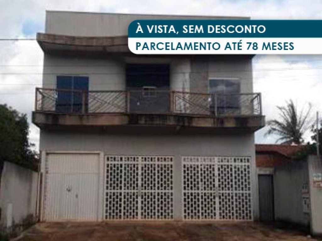 Foto 1 de 2: Comercial em leilão em Niquelândia - GO — Imóvel Comercial e Residencial 462 m² - Residencial Colina Park - Niquelândia - GO