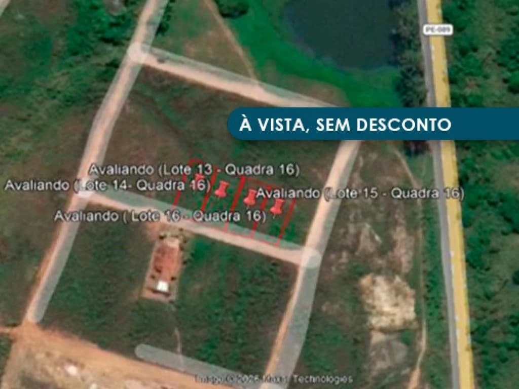 Foto 1 de 3: Terreno em leilão em Timbaúba - PE — 04 Terrenos 360 m² (cada) - Loteamento Araruna II - Timbaúba - PE