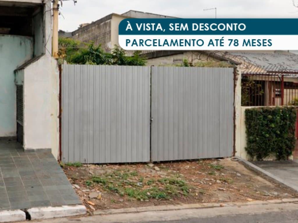 Foto 1 de 3: Terreno em leilão em São Paulo - SP, bairro Indianápolis — Terreno 181 m² - Indianápolis - São Paulo - SP