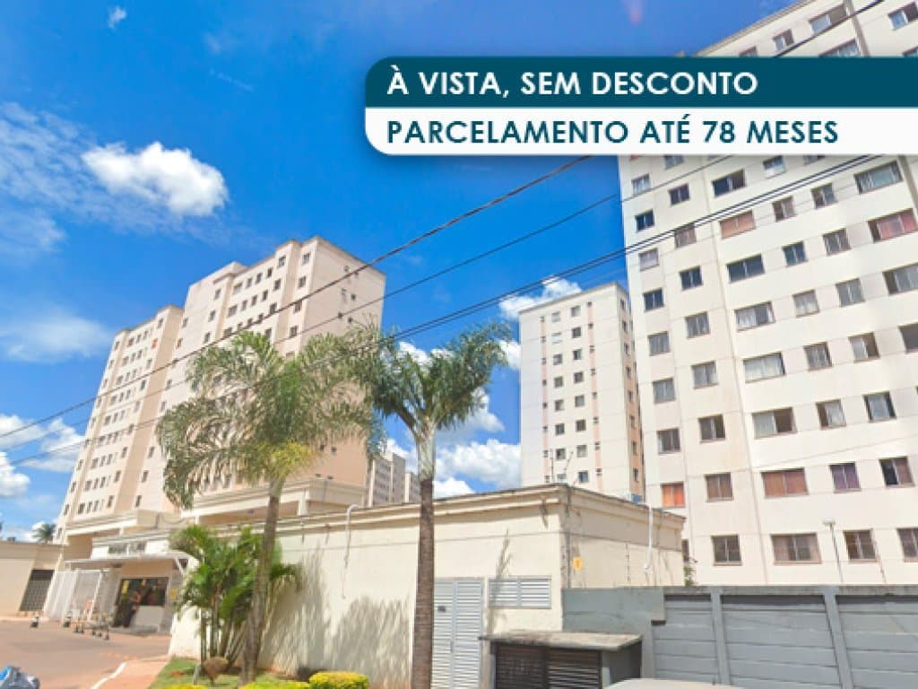 Foto 1 de 2: Apartamento em leilão em Valparaíso De Goiás - GO, bairro Parque das Cachoeiras — Apartamento 44 m² (01 vaga) - Parque das Cachoeiras - Valparaíso de Goiás - GO