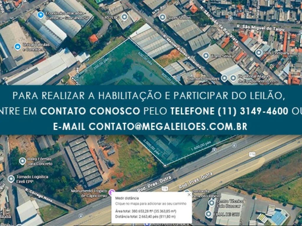 Foto 1 de 14: Comercial em leilão em Guarulhos - SP, bairro Jardim Cumbica — Complexo Industrial 35.601 m² com Escritórios, Fábrica e Galpão - Rod. Presidente Dutra - Guarulhos - SP