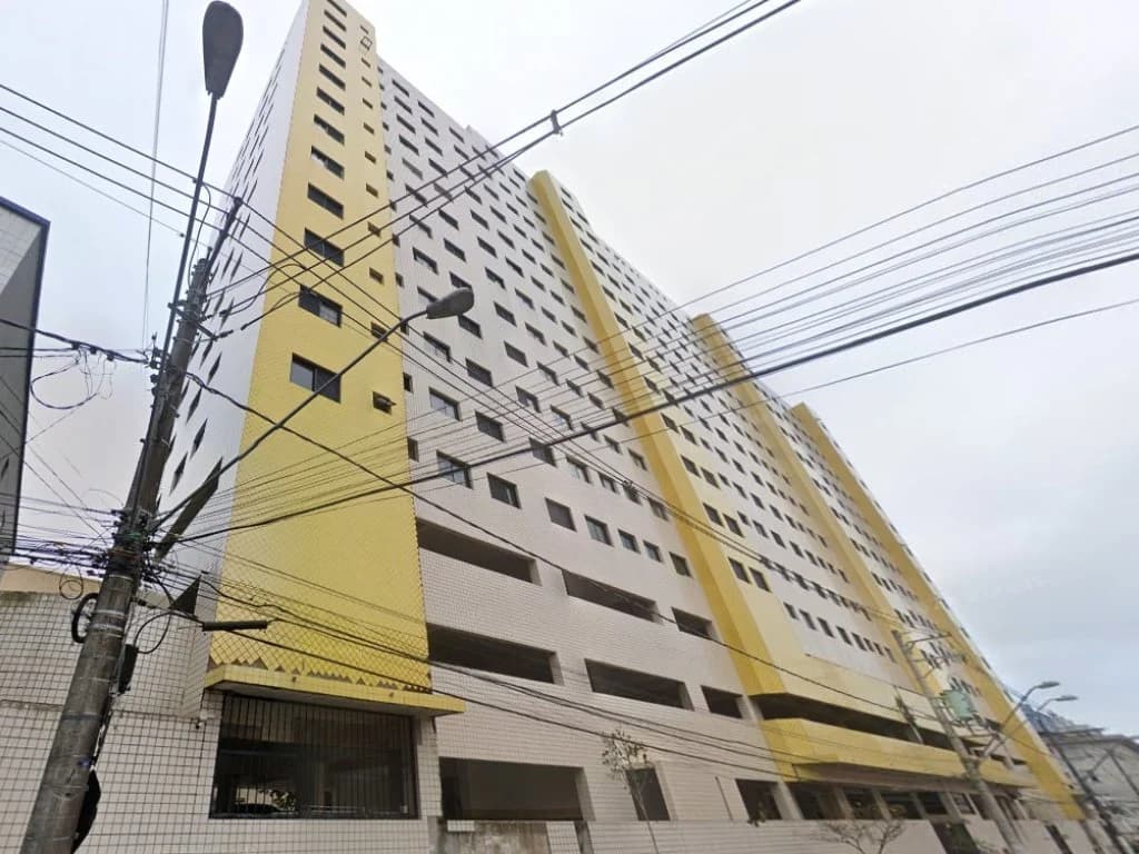 Foto 2 de 5: Apartamento em leilão em Praia Grande - SP, bairro Ocian — Direitos sobre Apartamento 30 m² (01 vaga) - Praia Ocian - Praia Grande - SP