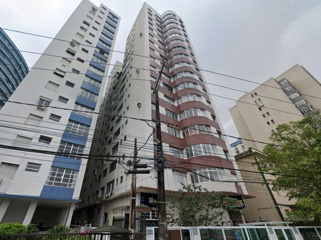 Foto 3 de 4: Apartamento em leilão em São Vicente - SP, bairro Centro — Apartamento 45 m² (unid. 203) - Centro - São Vicente - SP