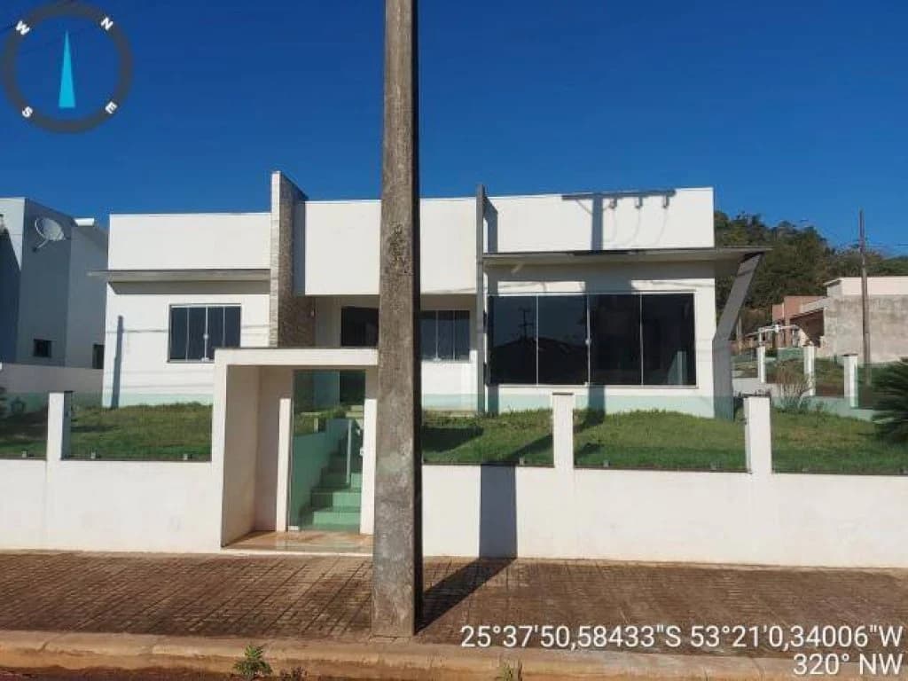 Foto 1 de 19: Casa em leilão em Nova Prata Do Iguaçu - PR, bairro Novo — Casa 136 m² - Novo - Nova Prata do Iguaçu - PR