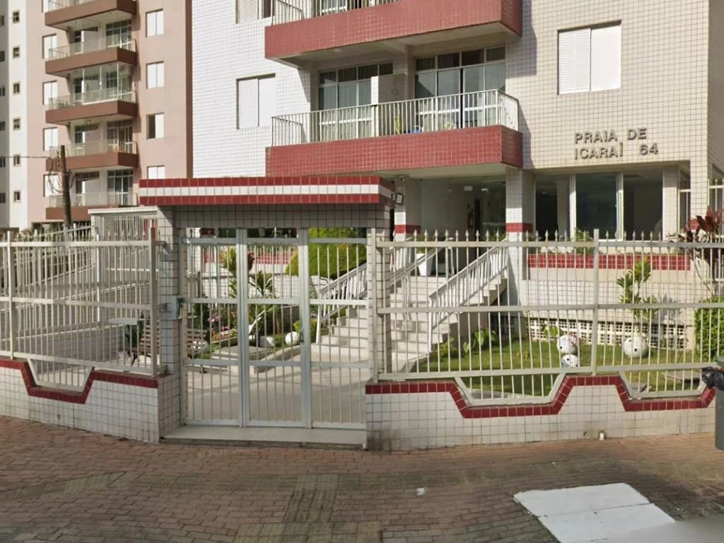 Foto 2 de 10: Apartamento em leilão em Praia Grande - SP, bairro Guilhermina — Apartamento 49 m² (01 vaga) - Praia da Guilhermina - Praia Grande - SP