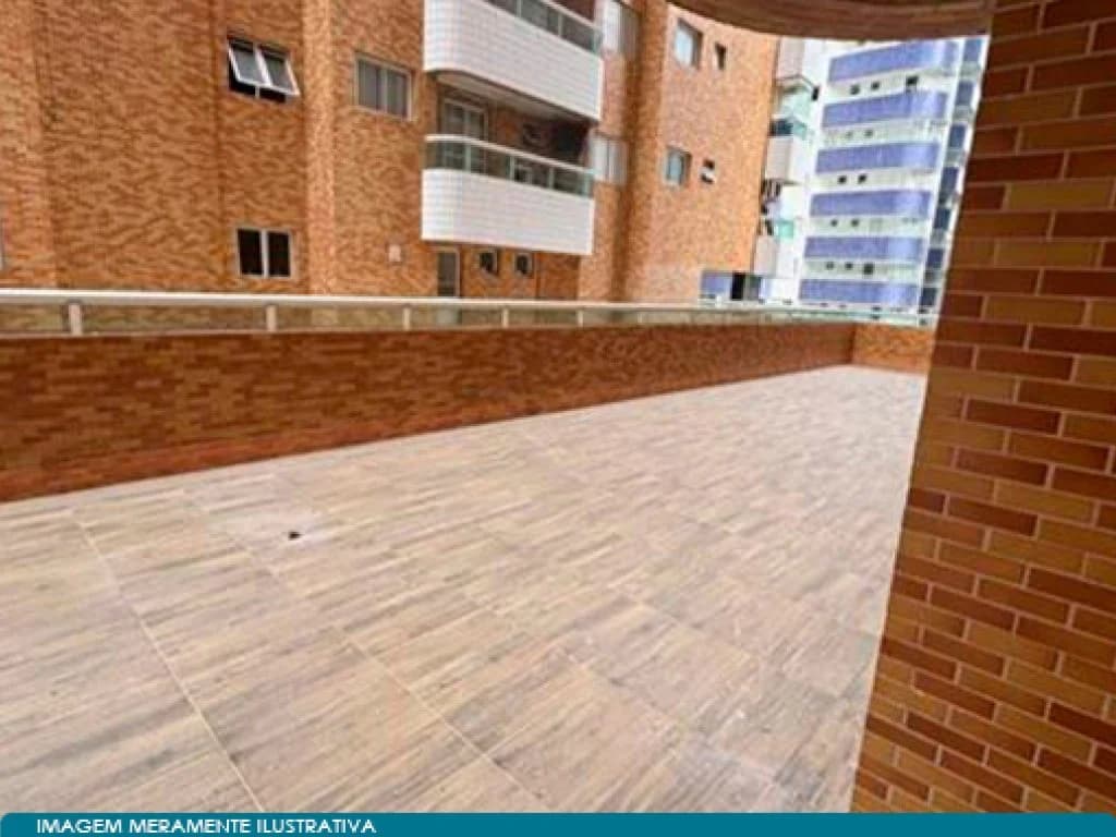 Foto 11 de 22: Apartamento em leilão em Praia Grande - SP, bairro Canto do Forte — Direitos sobre a Parte Ideal de Apartamento no Litoral 48 m² (01 vaga) - Canto do Forte - Praia Grande - SP