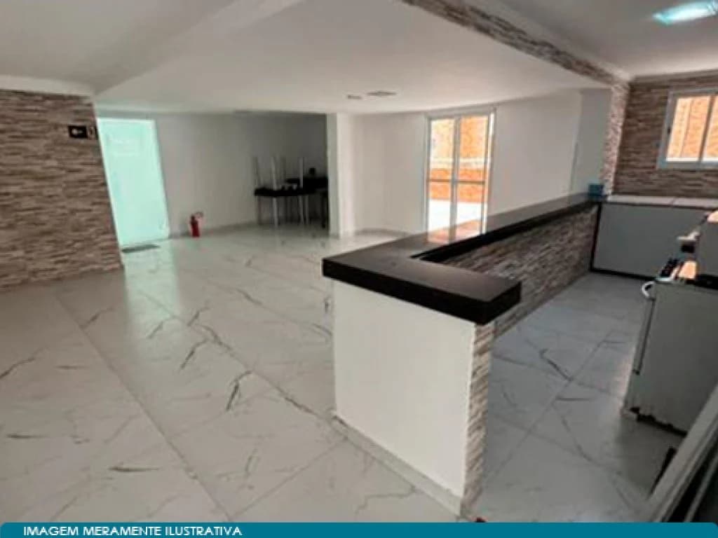 Foto 9 de 22: Apartamento em leilão em Praia Grande - SP, bairro Canto do Forte — Direitos sobre a Parte Ideal de Apartamento no Litoral 48 m² (01 vaga) - Canto do Forte - Praia Grande - SP