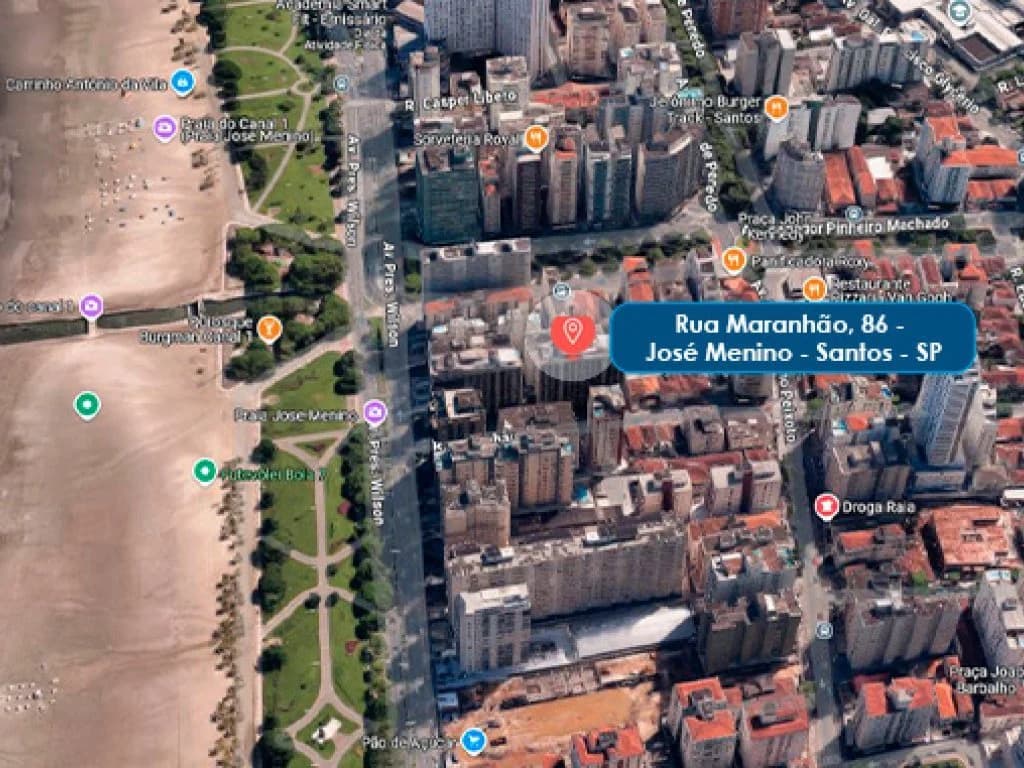 Foto 5 de 5: Apartamento em leilão em Santos - SP, bairro José Menino — Parte Ideal (50%) dos Direitos sobre Apartamento 120 m² (01 vaga) - Praia do José Menino - Santos - SP