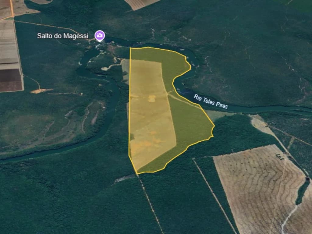 Foto 1 de 3: Area Rural em leilão em Santa Rita Do Trivelato - MT — Imóvel Rural 205 ha - Fazenda Teles Pires - Santa Rita do Trivelato - MT
