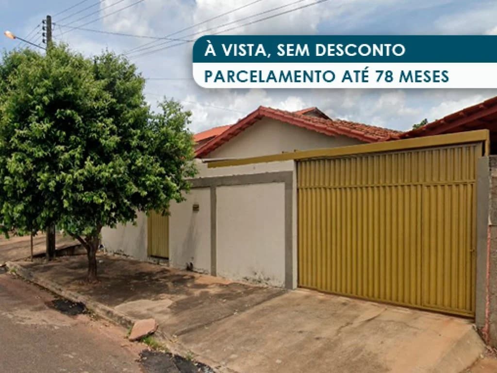 Foto 1 de 2: Casa em leilão em Caldas Novas - GO, bairro Setor Serrinha — Casa 167 m² - Setor Serrinha - Caldas Novas - GO
