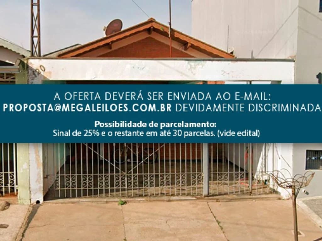 Foto 1 de 5: Casa em leilão em Piracicaba - SP, bairro Jardim Parque Jupiá — Casa 100 m² - Parque Jupiá - Piracicaba - SP