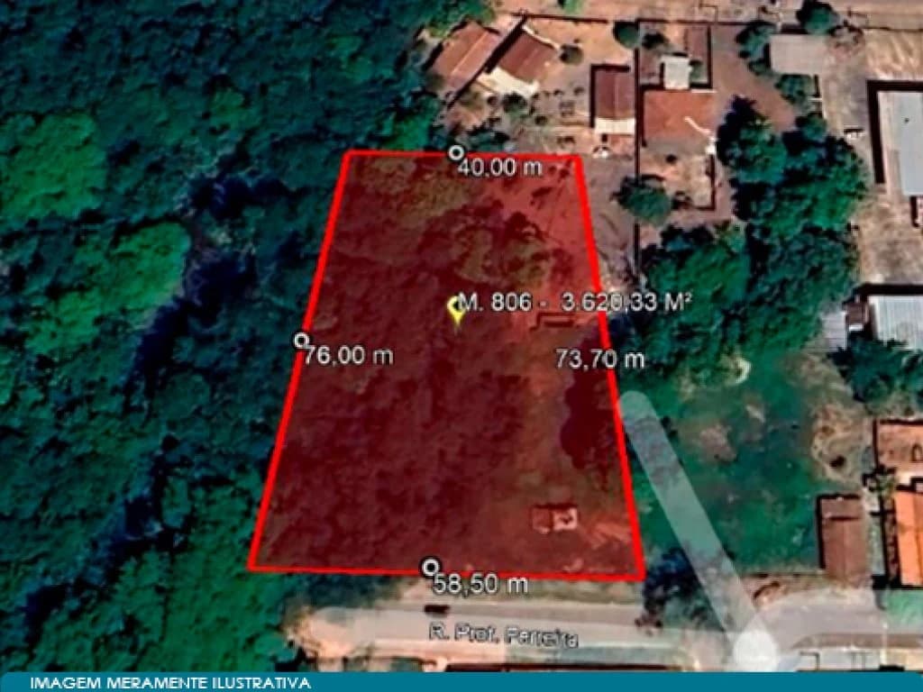 Terreno em leilão em Jussara - GO, bairro Vila Rebouças — Terreno 3.620 m² - Vila Rebouças - Jussara - GO