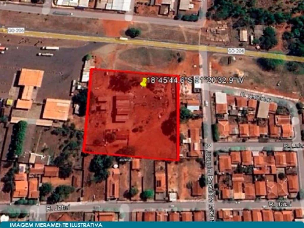Foto 1 de 8: Area Rural em leilão em Itarumã - GO — Galpão em Área 10.000m² - Nova Esperança - Itarumã - GO