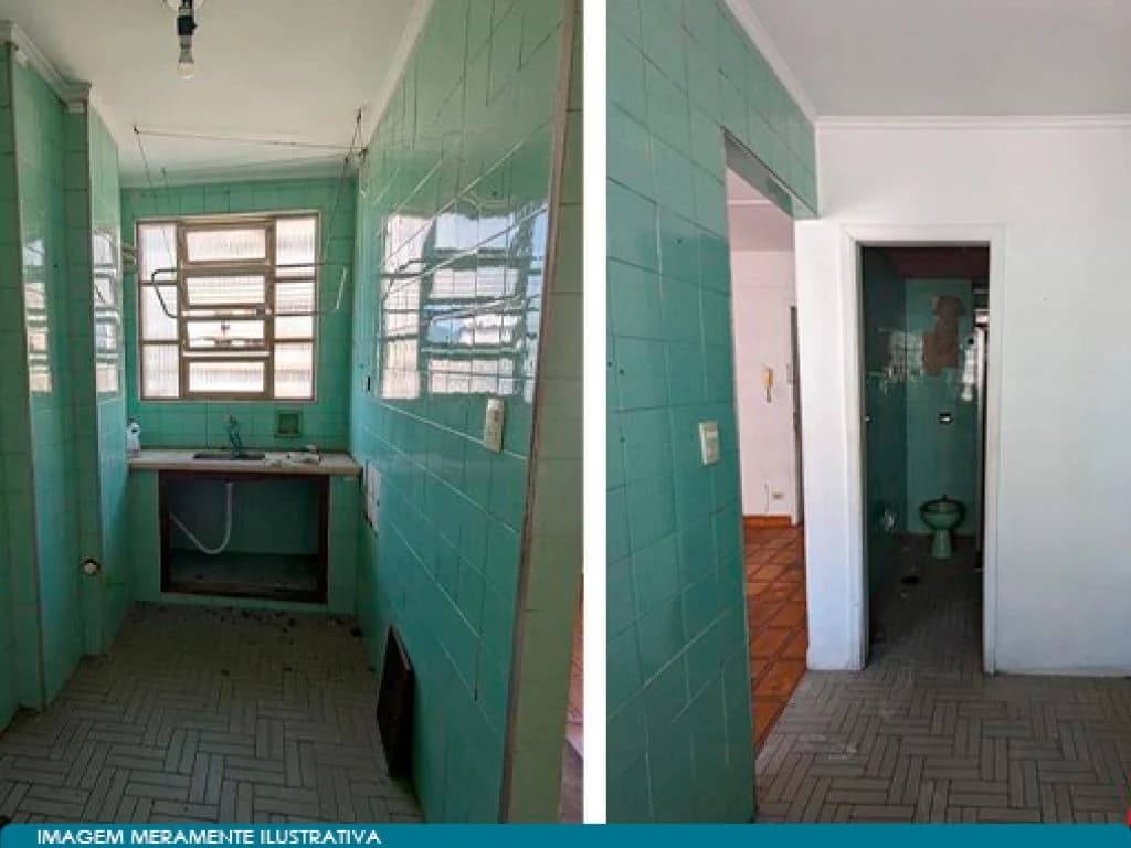 Foto 8 de 13: Apartamento em leilão em São Vicente - SP — Direitos sobre Apartamento 26 m² - Praia do Gonzaguinha - São Vicente - SP