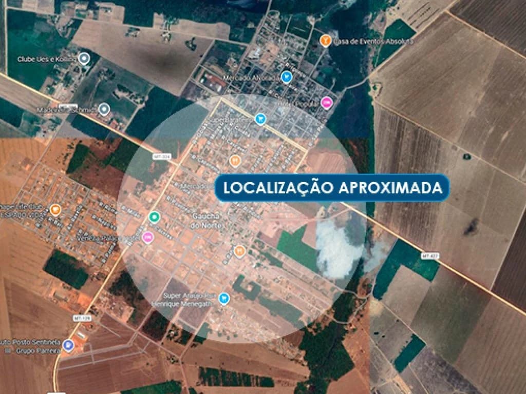 Terreno em leilão em Gaúcha Do Norte - MT — Terreno 600 m² - Loteamento Cidade Gaúcha do Norte - Gaúcha do Norte - MT