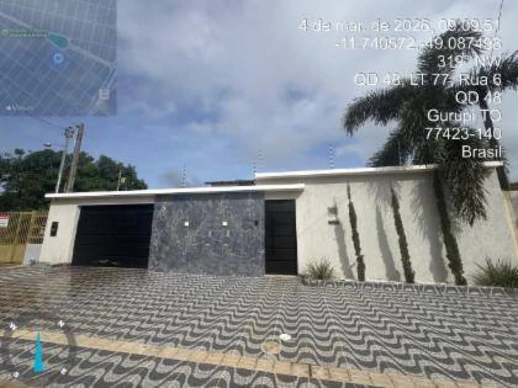 Foto 1 de 3: Casa em leilão em Gurupi - TO, bairro Waldir Lins I — Casa, Padrão, 1 Vaga(S) de Garagem