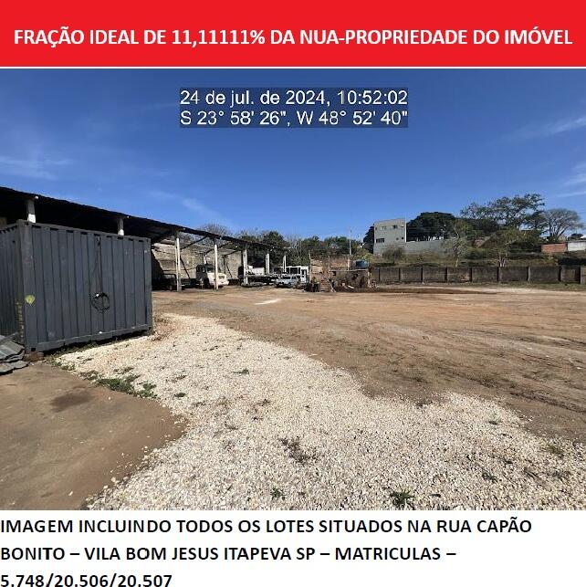 Foto 1 de 2: Terreno em leilão em Itapeva - SP, bairro Vila Bom Jesus — Terreno/Lote | Itapeva /SP