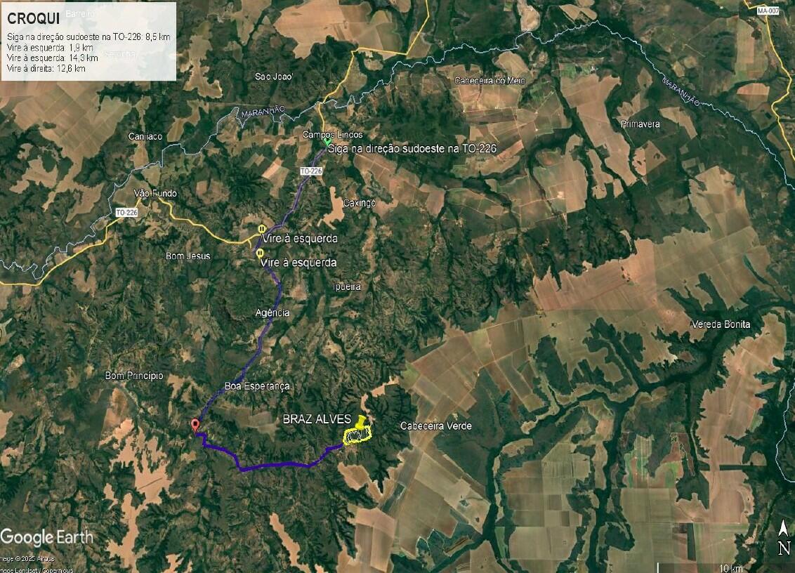 Foto 4 de 4: Area Rural em leilão em Campos Lindos - TO — Imóvel Rural | Campos Lindos/TO