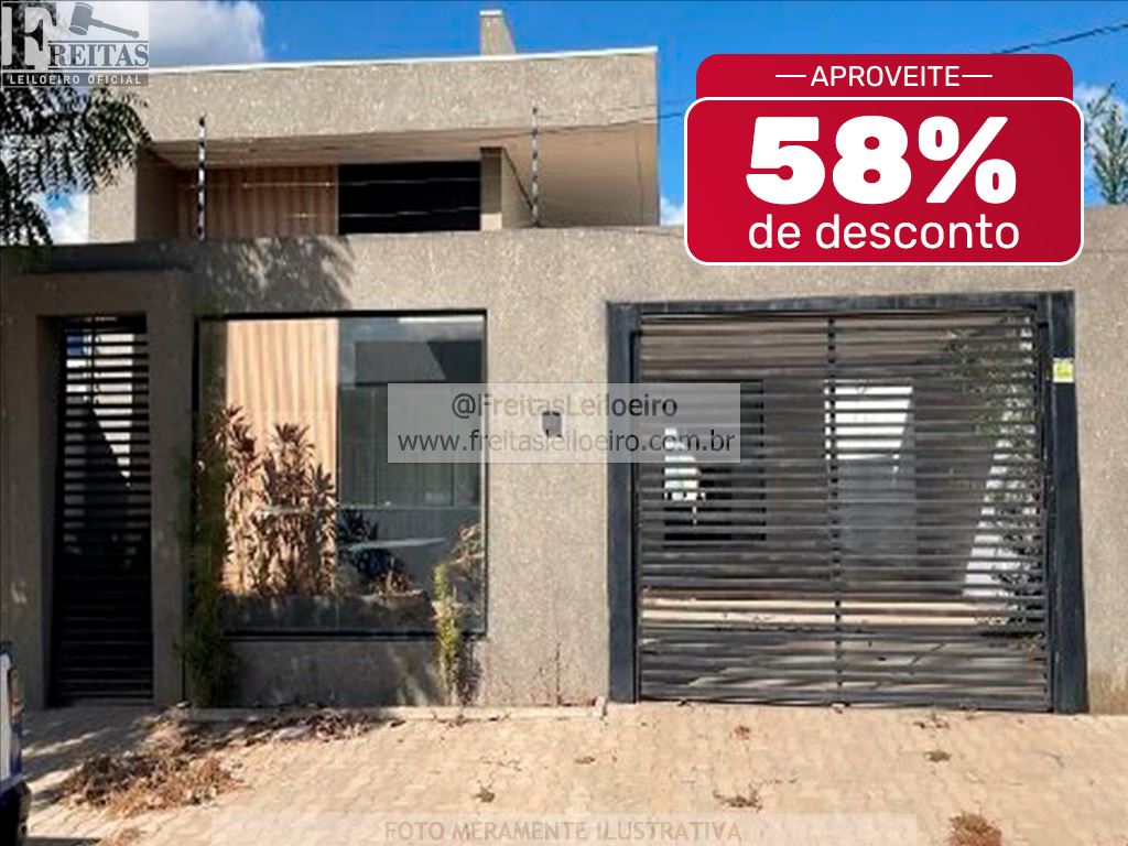 Foto 1 de 4: Casa em leilão em Luís Eduardo Magalhães - BA, bairro Jardim Sol Nascente — Casa | Luís Eduardo Magalhães/BA