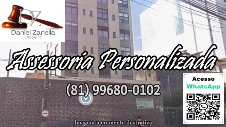 Imóvel em leilão em Recife - PE — Sala nº 802, localizada no 8º pavimento tipo elevado, do Edifício Empresarial Ilha do Leite, situado na Rua Minas Gerais, Boa Vista, Recife/PE