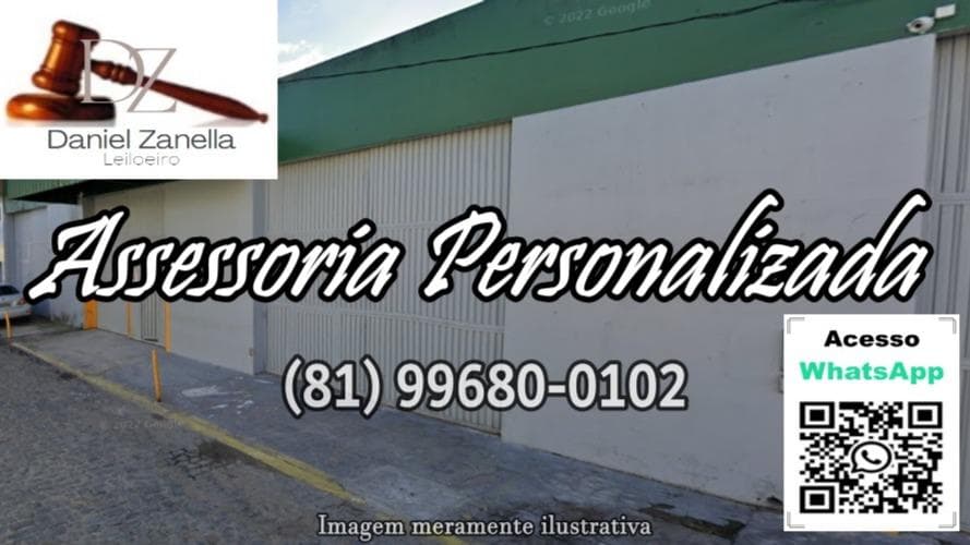 Comercial em leilão em Caruaru - PE — Imóvel tipo galpão, à Rua Dois Irmãos, Nº 158 (Lote nº 11), Santa Rosa, Caruaru/PE, com área superficial de 187,50m² .