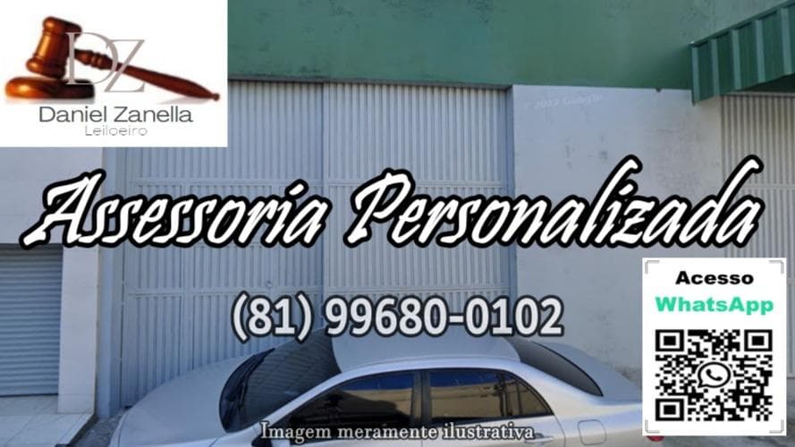 Comercial em leilão em Caruaru - PE — Imóvel tipo galpão, à Rua Dois Irmãos, Nº 172 (Lote nº 13), Santa Rosa, Caruaru/PE, com área superficial de 187,50m².
