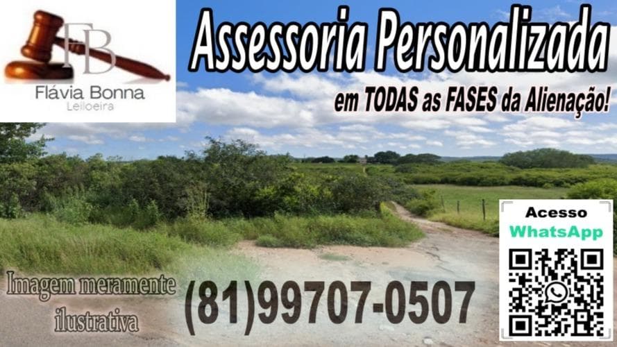 Area Rural em leilão em Araripina - PE — Uma gleba de terras em área remanescente localizada no Sitio Batinga, Fazenda Santa Cruz, em Araripina/PE, com área de 239.546,21m2 e benfeitorias: cerca, cisterna, casa com 180m², e etc.