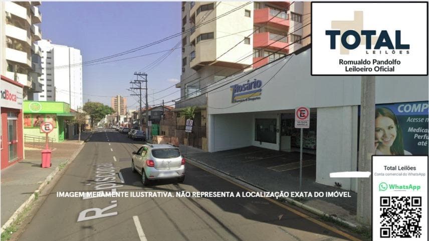 Comercial em leilão em São Carlos - SP — Imóvel comercial localizado na Rua Episcopal, nº 2131 - São Carlos/SP