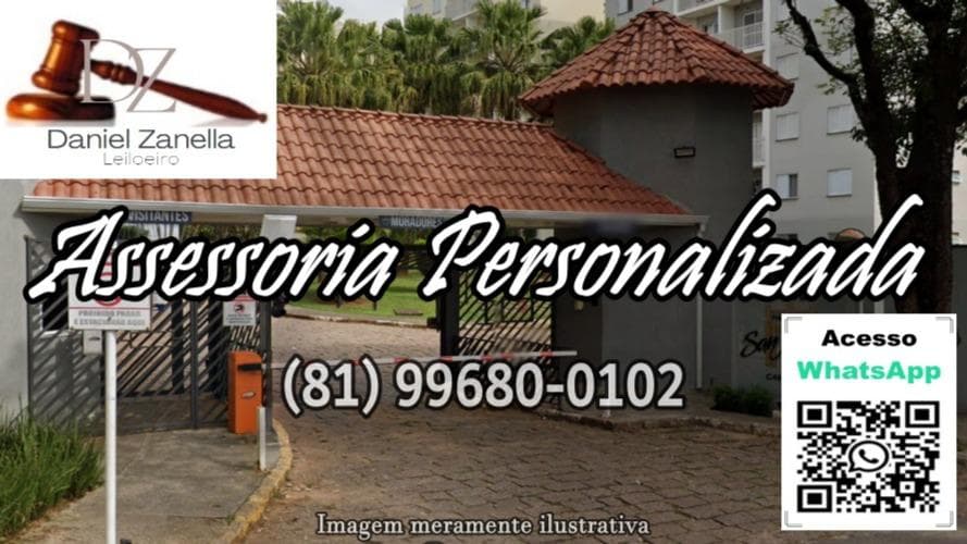 Apartamento em leilão em Sorocaba - SP — Apartamentos no Condomínio Residencial Palácio San Marco, localizado na Rua Augusto Lippel, 1.700, Sorocaba/SP.