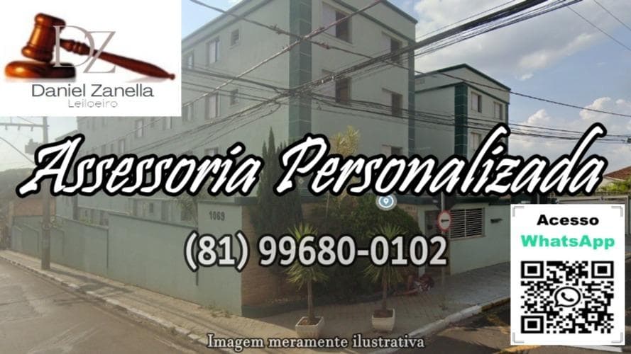 Apartamento em leilão em Franca - SP — Apto. nº 403, Bloco 2, do Residencial Floradas da Serra, à Rua General Osório, nº 1069, Franca/SP, com 61,0847m² de área total, sendo 45,69m² de área privativa, e uma vaga de garagem.