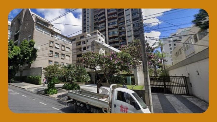 Foto 1 de 2: Apartamento em leilão em Belo Horizonte - MG, bairro Lourdes — Apartamento 202 do Edifício do Terrazzo da Vinci, Rua Espírito Santo, 2182, Lourdes, Belo Horizonte/MG.__