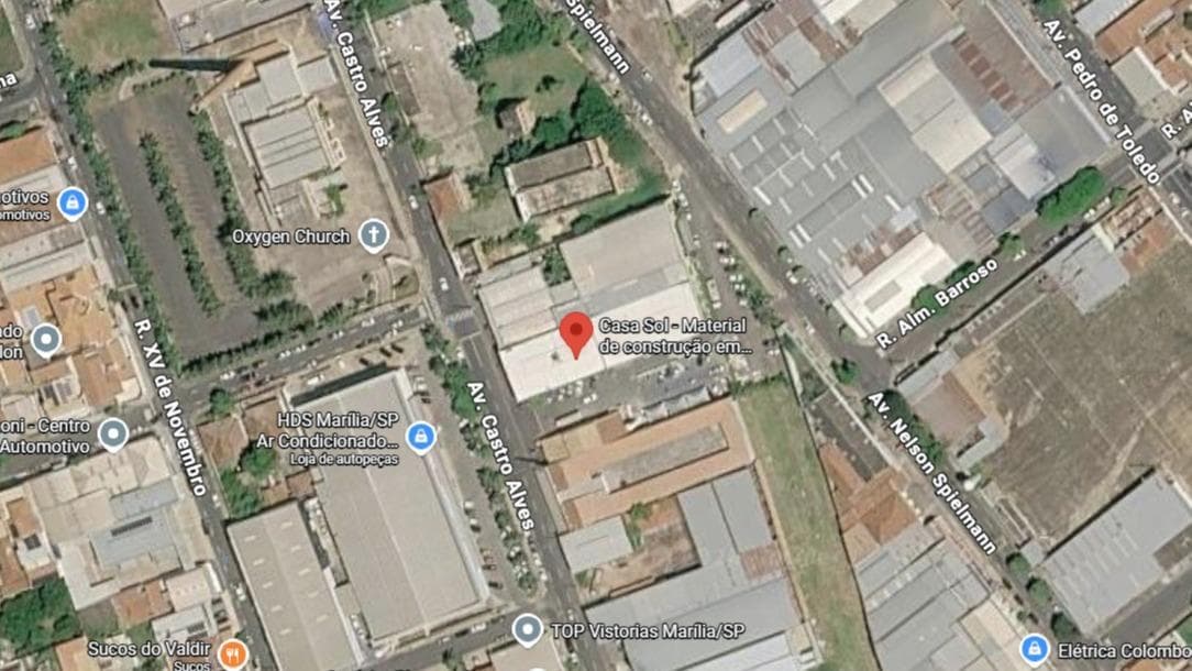 Foto 3 de 4: Comercial em leilão em Marília - SP, bairro Somenzari — Imóvel Comercial, A.T.: 4.141m², A.C.: 4.512m², Somenzari, Marília/SP