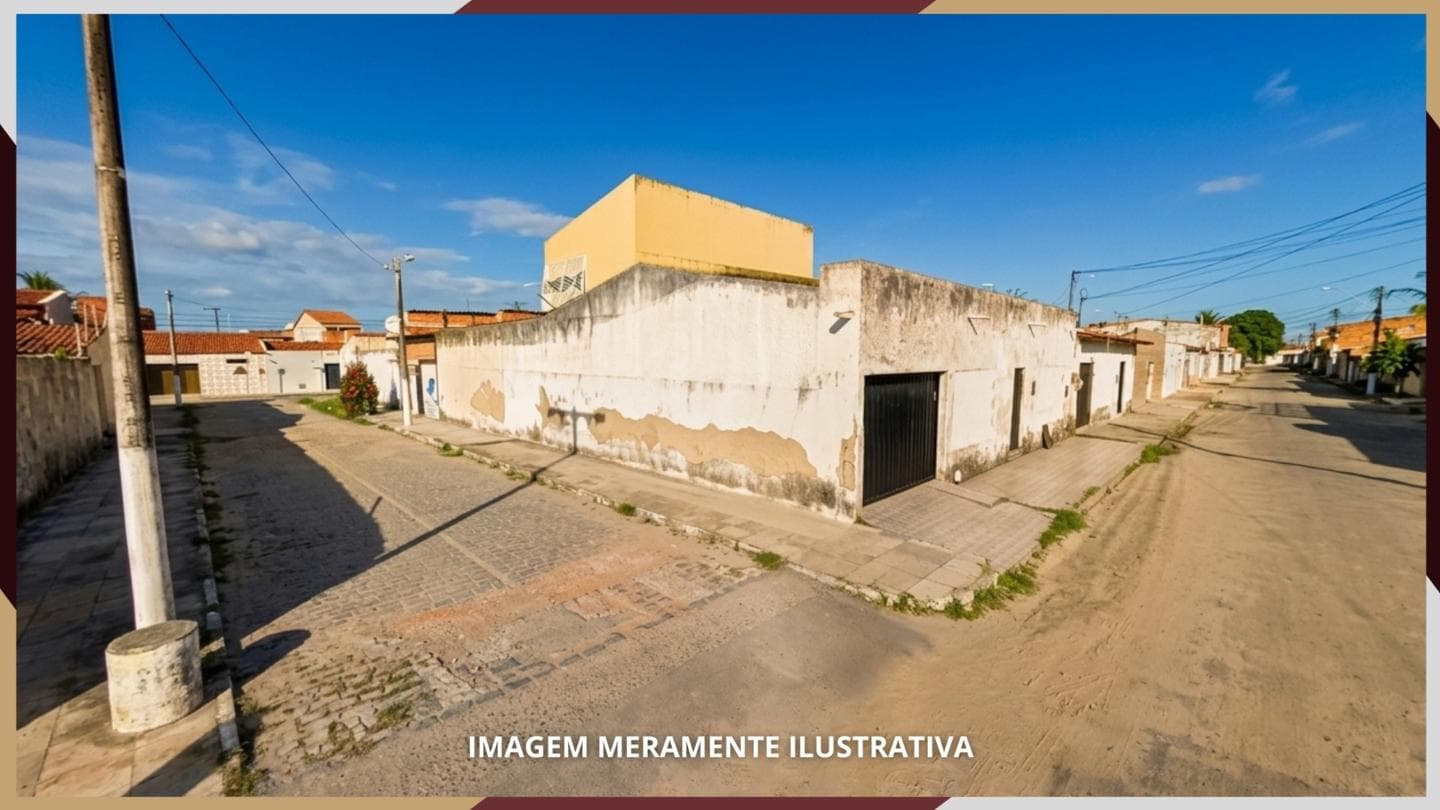 Foto 1 de 4: Casa em leilão em Maracanaú - CE, bairro Jereissati I — Casa, com área construída de 188,00m², edificada em um terreno de 240,00m², situada à Rua 33, nº 409, Jereissati I, Maracanaú/CE