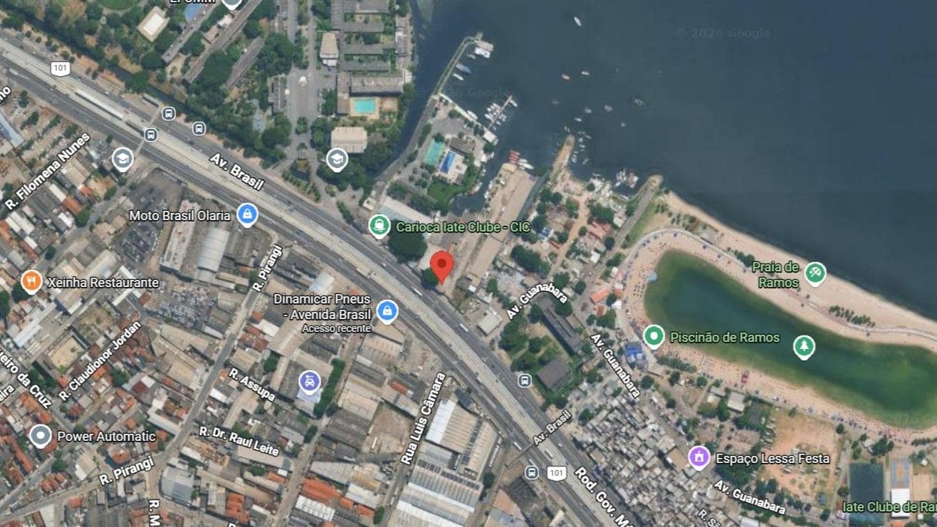 Foto 3 de 3: Comercial em leilão em Rio De Janeiro - RJ, bairro Ramos — Galpão na Av. Brasil, A.T.: 8.782m², Ramos, Rio de Janeiro/RJ