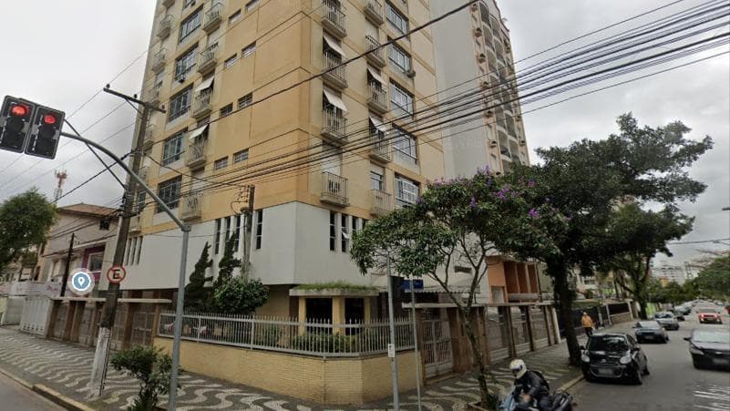 Apartamento em leilão em Santos - SP — Apartamento sob nº 91 do tipo Duplex no Edifício Joamar, à rua Primeiro de Maio, 91, Santos/SP