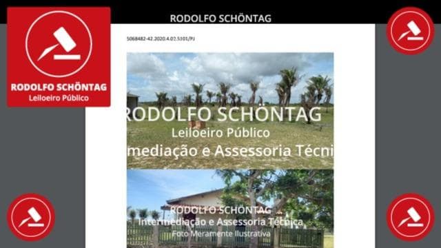 Area Rural em leilão em São João Da Barra - RJ — SÃO JOÃO DA BARRA (RJ): ÁREA 83600 m²  RUA PEDRO PAES (ANTIGA ESTRADA DO GALINHEIRO), CAJUEIRO,  COLEGINHO