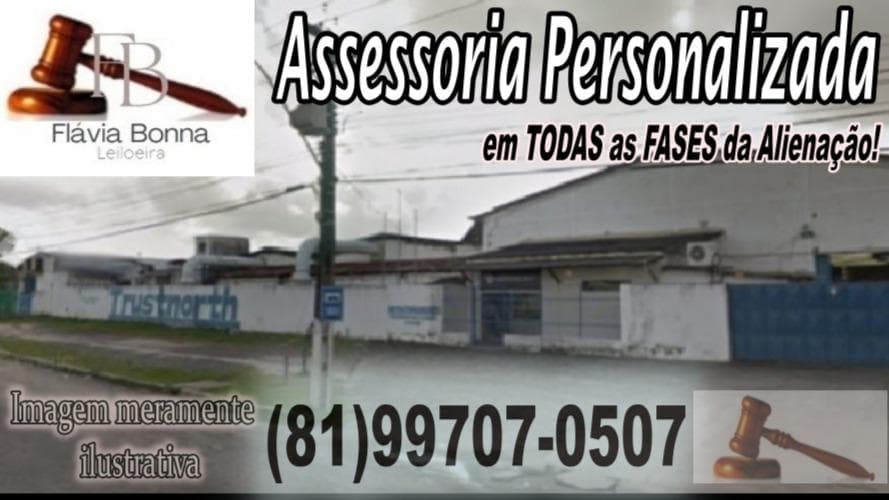 Comercial em leilão em Nossa Senhora Do Socorro - SE — Imóvel industrial, composto pelos lotes 7, 8, 9 e 10, localizado no Eixo Estrutural A. Quadra 18, Distrito Industrial, Nossa Senhora do Socorro/SE, com área total de 4.700m², sendo 4.317,55m² de área construída.