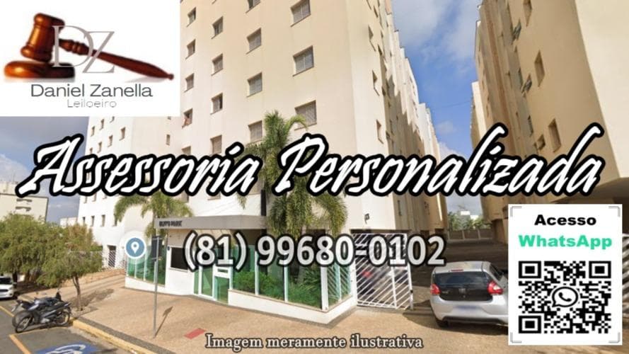 Apartamento em leilão em Piracicaba - SP — Apartamento nº 44 do 4º Andar, Bloco B-I, Edifício Elits Park, Rua Luiz Razera nº 1144, Piracicaba/SP. Com área útil de 74,16m² e área total de 101,83m².